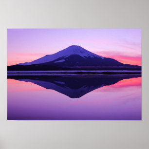 Waterreflecties   "Sakasa-Fuji" Poster