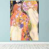 Waterreservoirs, Gustav Klimt Canvas Afdruk (Insitu (Houten vloer))