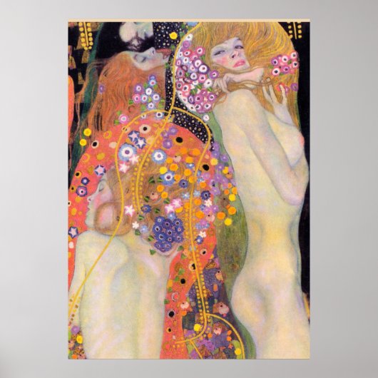 Waterreservoirs, Gustav Klimt Poster (Voorkant)