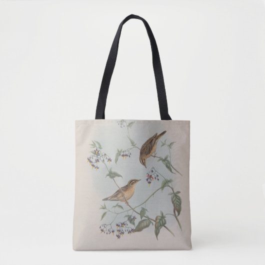 Waterrietzanger door John Gould Tote Bag (Voorkant)