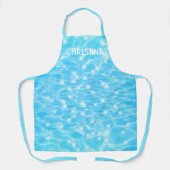 Waterrimpels Blauwe rimpelwaterrimpel Schort (Voorkant)