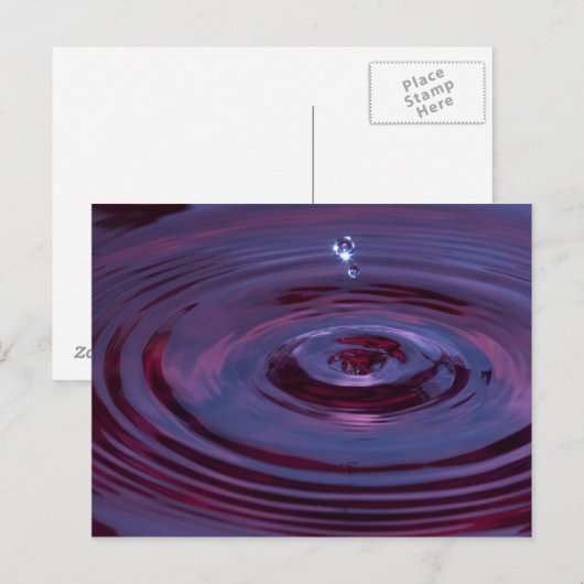 Waterrimpels Briefkaart (Voorkant / Achterkant)