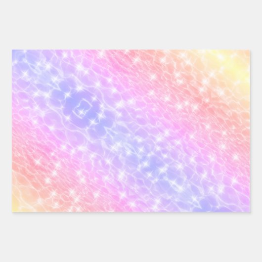 Waterrimpels watertextuur moderne chemische elegan inpakpapier vel (Voorkant 2)