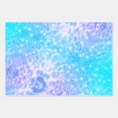 Waterrimpels watertextuur moderne chemische elegan inpakpapier vel (Voorkant)