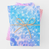 Waterrimpels watertextuur moderne chemische elegan inpakpapier vel (In situ)