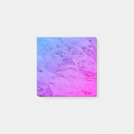 Waterrimpels Zacht roze Aqua Lowly Abstract Post-it® Notes