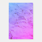 Waterrimpels Zacht roze Aqua Lowly Abstract Post-it® Notes (Voorkant)