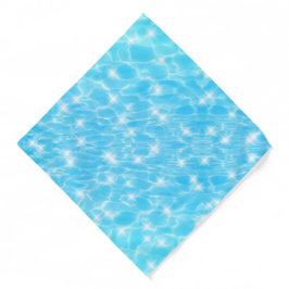 Waterrimpelwatertextuur moderne waterachtergrond bandana
