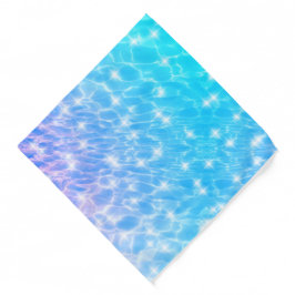 Waterrimpelwatertextuur moderne waterachtergrond bandana