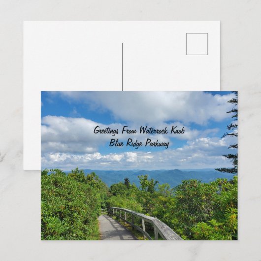 Waterrock Knob Maggie Valley Blue Ridge Parkway Briefkaart (Voorkant / Achterkant)
