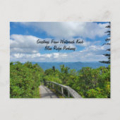 Waterrock Knob Maggie Valley Blue Ridge Parkway Briefkaart (Voorkant)