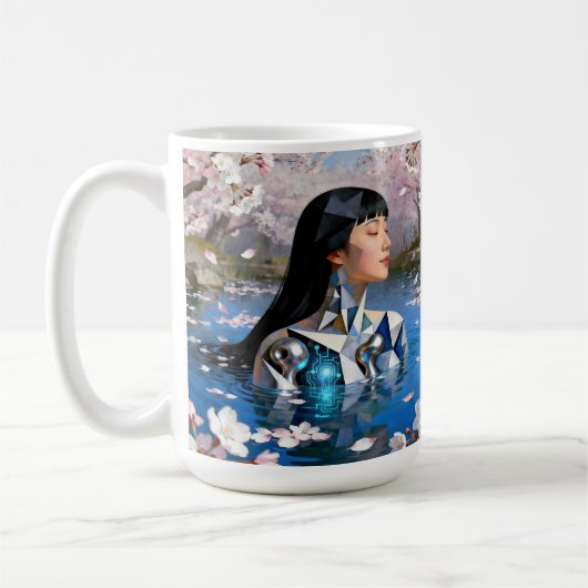 "Water's Digital Dream" – Een digitaal portret Koffiemok (Links)
