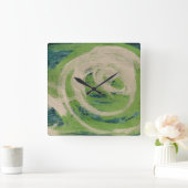 Water's Edge Vierkante Klok (Huis)