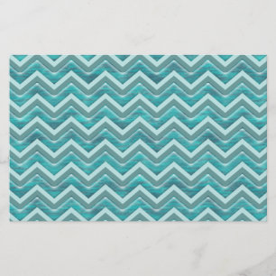 Waters Glitter Chevron Pattern Briefpapier