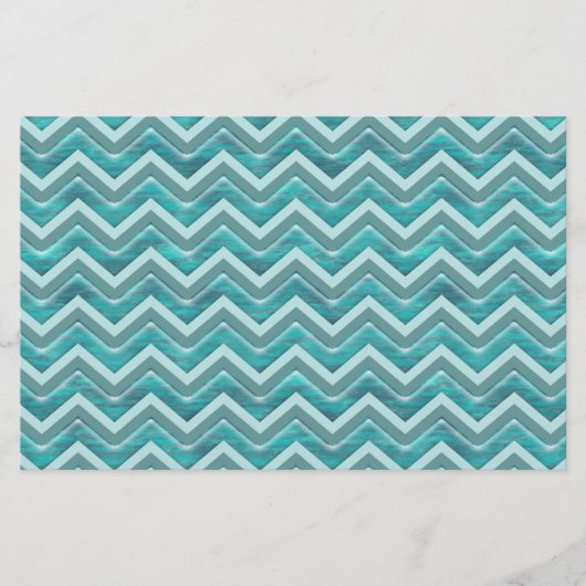Waters Glitter Chevron Pattern Briefpapier (Voorkant)