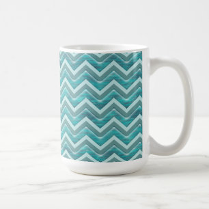 Waters Glitter Chevron Pattern Koffiemok