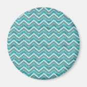 Waters Glitter Chevron Pattern Magneet (Voorkant)
