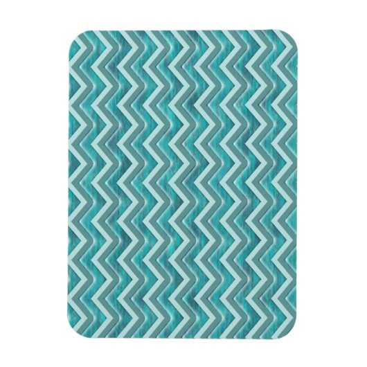 Waters Glitter Chevron Pattern Magneet (Verticaal)