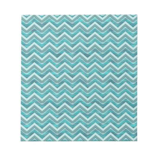 Waters Glitter Chevron Pattern Notitieblok (Voorkant)