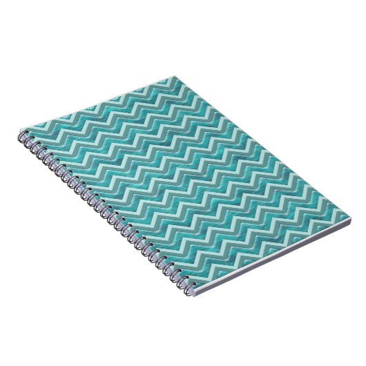 Waters Glitter Chevron Pattern Notitieboek (Rechterzijde)