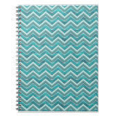 Waters Glitter Chevron Pattern Notitieboek (Voorkant)