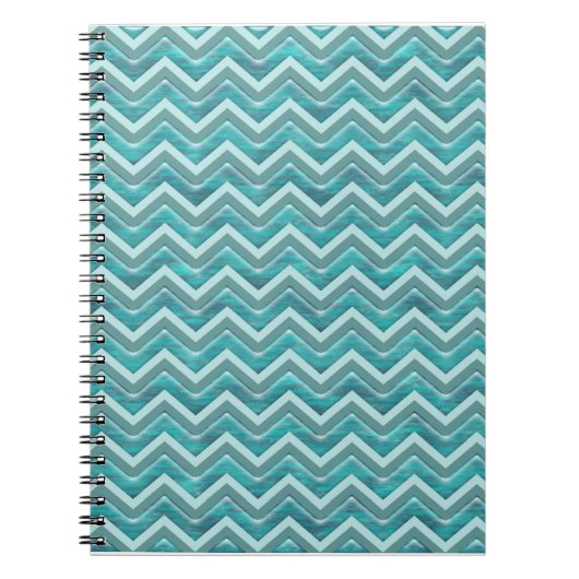Waters Glitter Chevron Pattern Notitieboek (Voorkant)