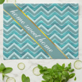 Waters Glitter Chevron Pattern Theedoek (Gevouwen)