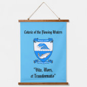 Waters Lodge Banner Hangend Wandkleed (Voorkant)