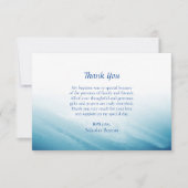 Waters van Eeuwig Leven Orthodox Christelijk Doops Bedankkaart (Voorkant)