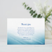 Waters van Eeuwig Leven Orthodox Christelijk Doops Bedankkaart (Staand voorkant)