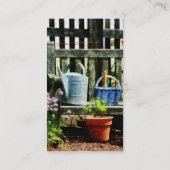 Waterscan en blauwe mandje visitekaartje (Achterkant)