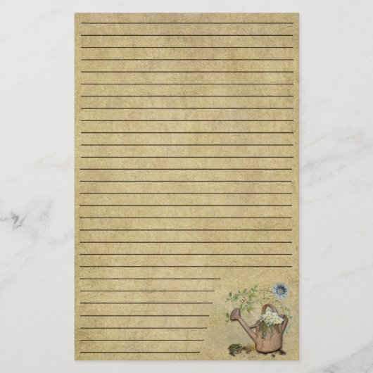 Waterscan en tuinkleding- 5- Lijnwerk Briefpapier (Voorkant)