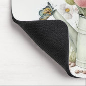 Waterscan met tulpen en vlinders muismat (Hoek)