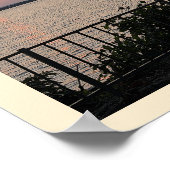 Waterscape Zonsondergang Poster (Hoek)