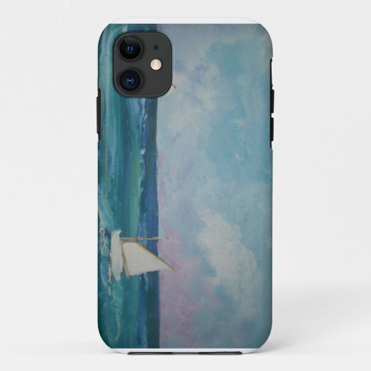 Waterscène met boten Case-Mate iPhone case (Achterkant)