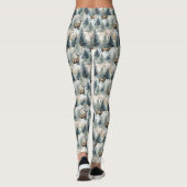 Waterscherp Bos Herten in Winter (1) Leggings (Achterkant)