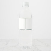 Watersfleslabel vintage retro raceauto waterfles etiket (Achterkant)
