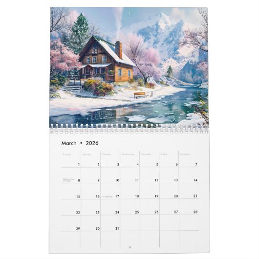 Waterside Whispers – Cottage Calendar 2026 Kalender (Mar 2026)