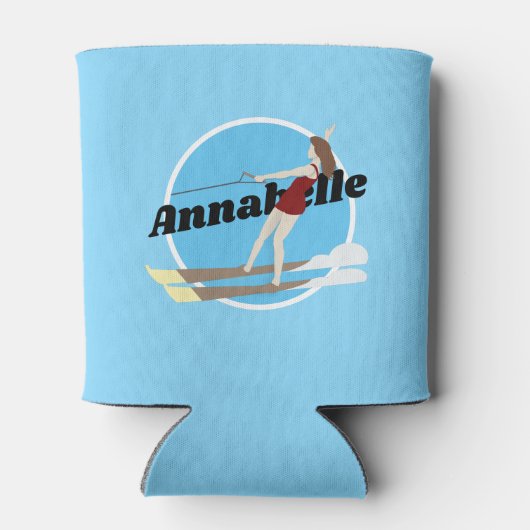 Waterski,  blikjeskoeler (Achterkant)