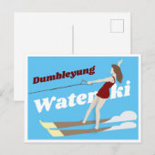 Waterski,  briefkaart (Voorkant / Achterkant)