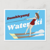 Waterski,  briefkaart (Voorkant)