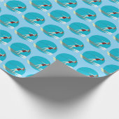 Waterski, cadeaupapier (Hoek)