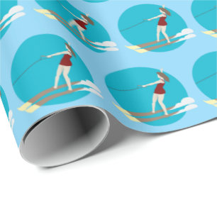 Waterski, cadeaupapier