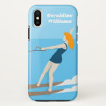 Waterski,  Case-Mate iPhone case<br><div class="desc">waterskiend ontwerp met aanpasbare tekst.</div>