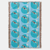 Waterski,  deken (Voorkant Verticaal)