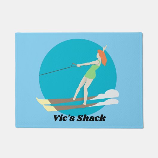 Waterski,  deurmat (Voorkant)