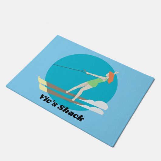 Waterski,  deurmat (Schuin)