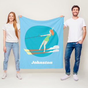 Waterski, fleece deken