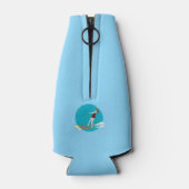 Waterski,  flesjeskoeler (Achterkant)