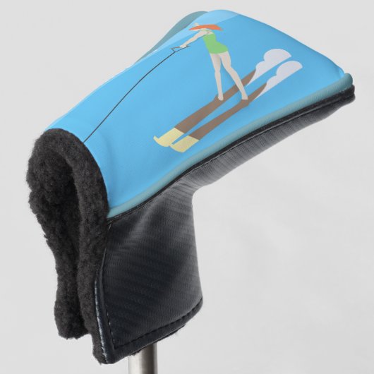 Waterski,  golfheadcover (3/4 voorkant)